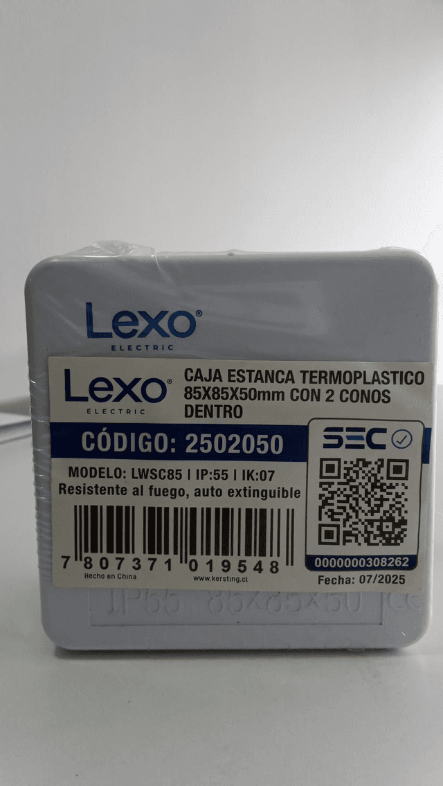 Caja estanca 80x80x50